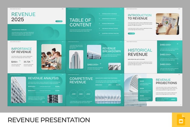 收入预算财务报告PPT模板 - 顶尖PPT