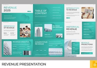 收入预算财务报告PPT模板 - 顶尖PPT