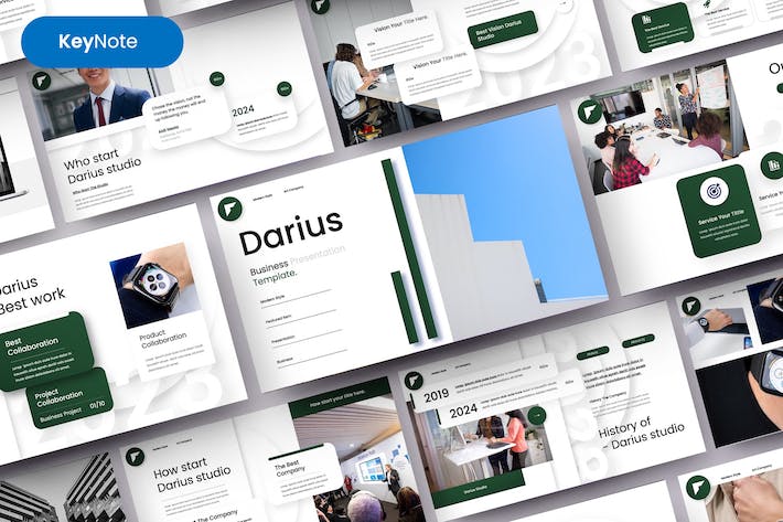 商务企业宣传展示keynote模板 - 顶尖PPT