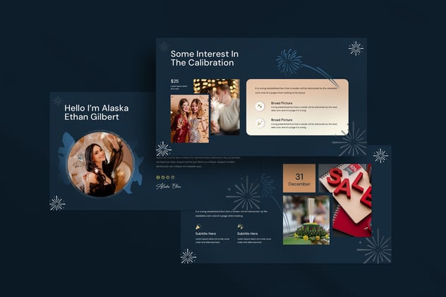 新年活动策划PowerPoint模板 - 顶尖PPT