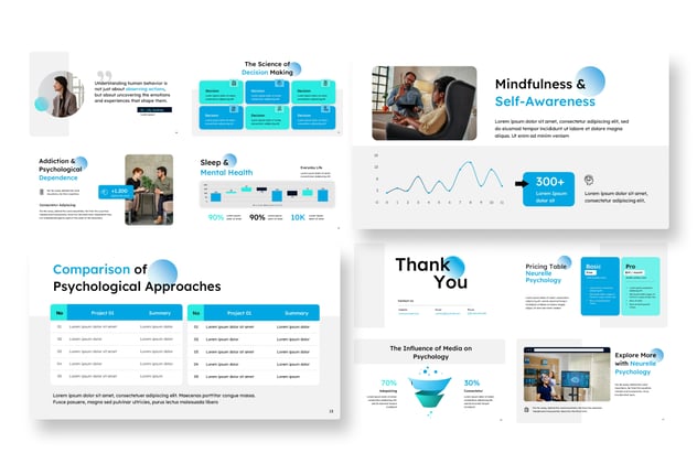 心理学教育培训keynote模板 - 顶尖PPT
