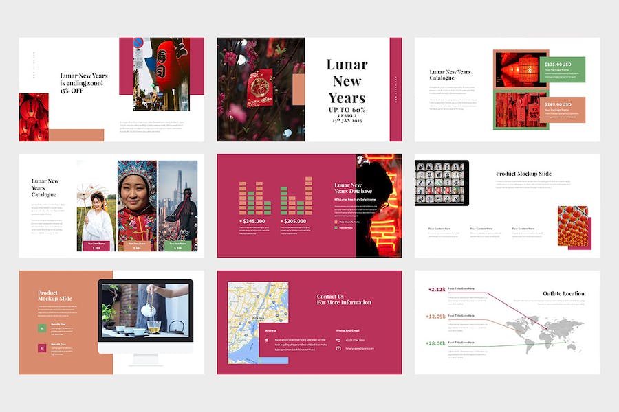 中国新年商务合作推介会Keynote模板 - 顶尖PPT