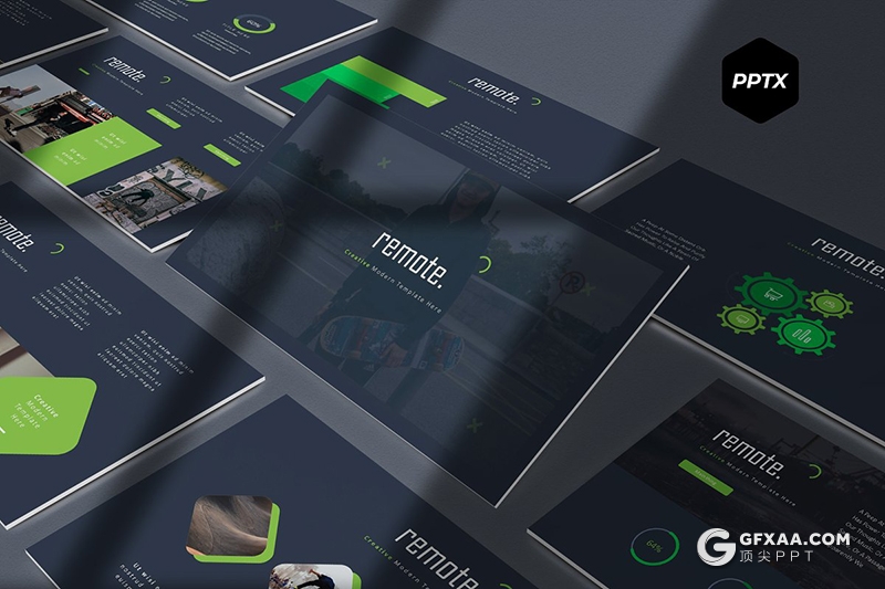 30页5种配色户外运动PPT模板 - 顶尖PPT