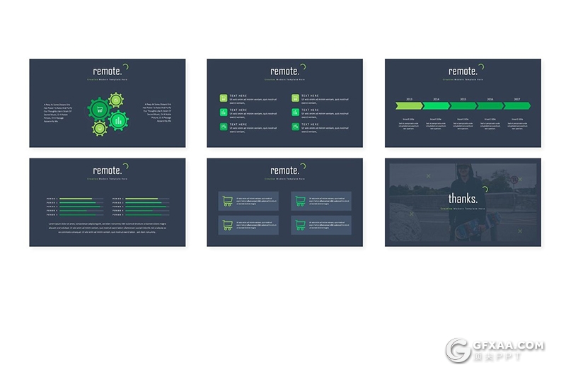 30页5种配色户外运动Google slides模板 - 顶尖PPT