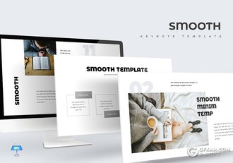 30页5种配色欧美简约大气keynote模板 - 顶尖PPT