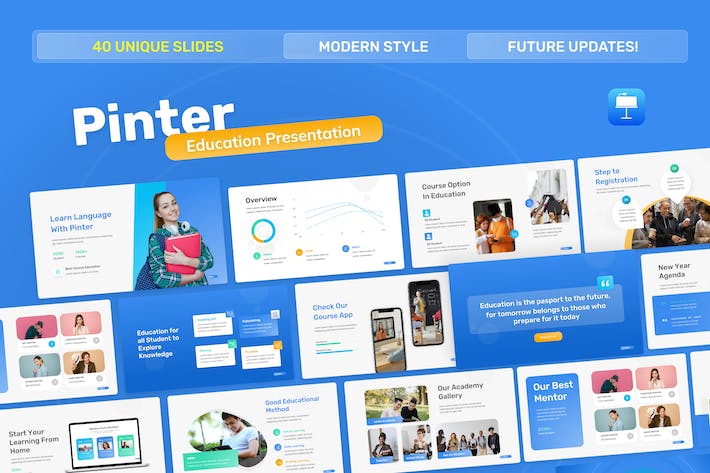 教育培训课程教学方案Keynote模板 - 顶尖PPT