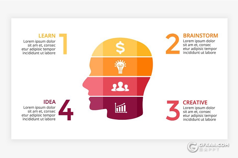 9款矢量创意彩色图形素材 7种格式(PPT, PPTX, KEY, PSD, EPS, AI, JPEG) - 顶尖PPT