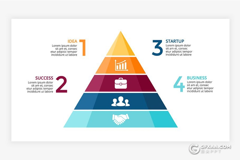 9款矢量创意彩色图形素材 7种格式(PPT, PPTX, KEY, PSD, EPS, AI, JPEG) - 顶尖PPT