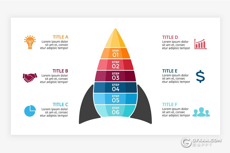 9款矢量创意彩色图形素材 7种格式(PPT, PPTX, KEY, PSD, EPS, AI, JPEG) - 顶尖PPT