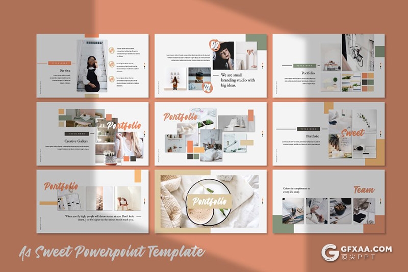 54页文艺唯美风格keynote模板 - 顶尖PPT