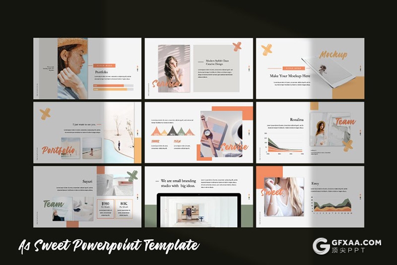 54页文艺唯美风格keynote模板 - 顶尖PPT