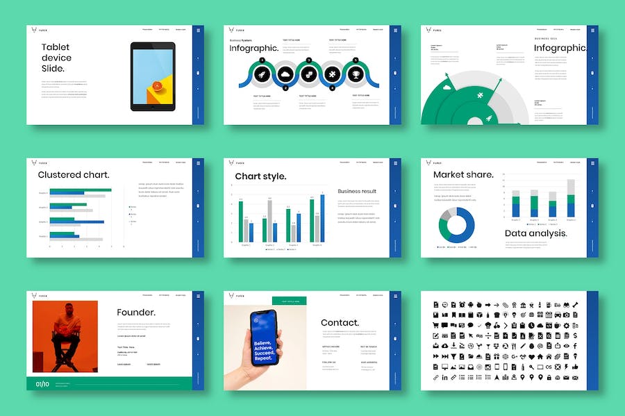 商务项目展示融资计划书投资方案PPT模板 - 顶尖PPT