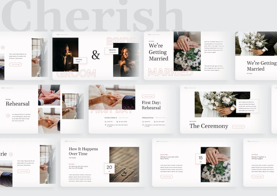 婚礼活动策划布置情人节祝福keynote模板 - 顶尖PPT