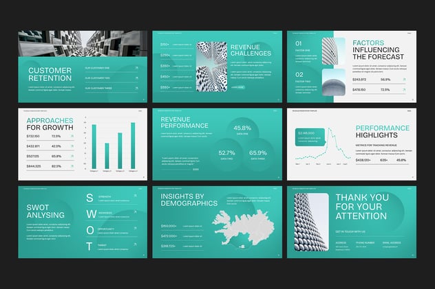 收入预算财务报告PPT模板 - 顶尖PPT