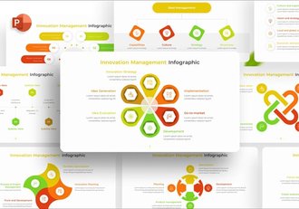 创新管理信息图形PPT模板 - 顶尖PPT