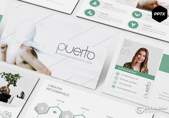 30页5种配色商务演讲通用ppt模板 - 顶尖PPT