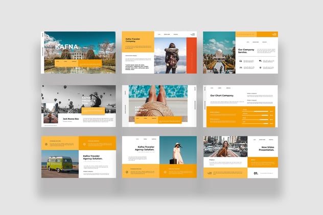 创意设计视觉展示作品集PPT模板 - 顶尖PPT