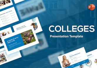 学院专业教育教学机构PPT模板 - 顶尖PPT