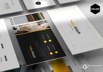 30页5种配色欧美商务Google slides模板 - 顶尖PPT