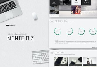 简约风格企业发展规划年度总结汇报PPT模板 - 顶尖PPT