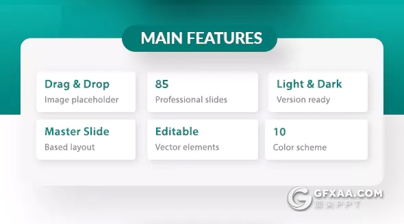 55页11种配色欧美医学医疗行业PPT模板 - 顶尖PPT