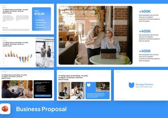 详细商业计划书制作商务风格展示PPT模板 - 顶尖PPT