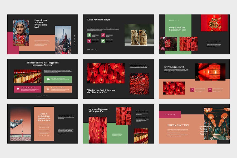 中国新年商务合作推介会Keynote模板 - 顶尖PPT