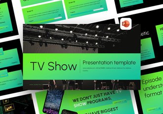 电视节目介绍PPT模板 - 顶尖PPT