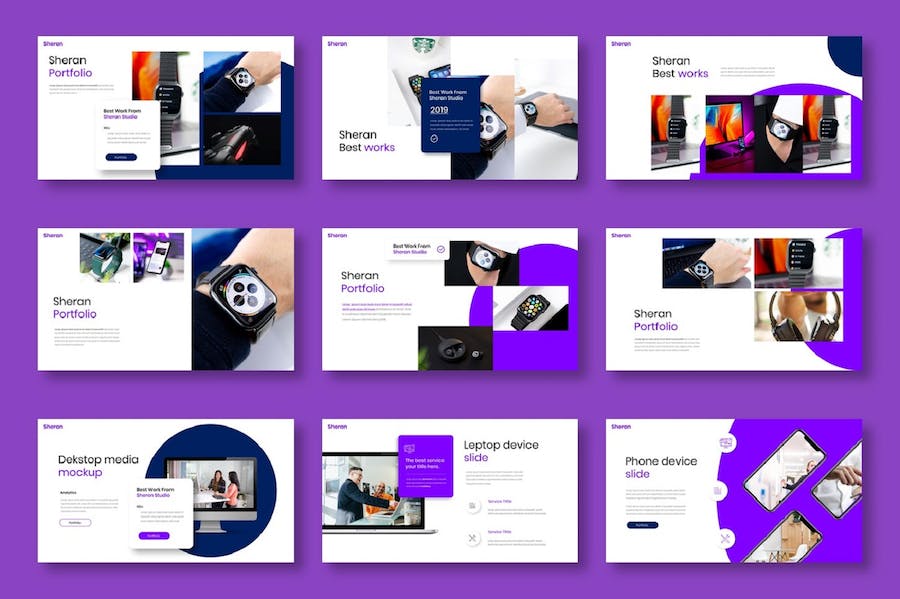 商务团队展示项目合作PPT模板 - 顶尖PPT