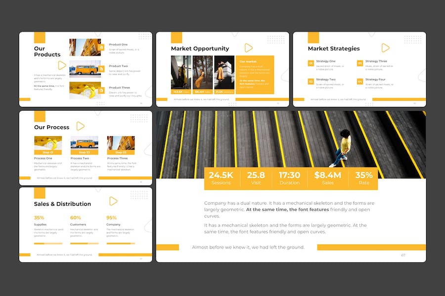 商务业务计划动画keynote模板 - 顶尖PPT