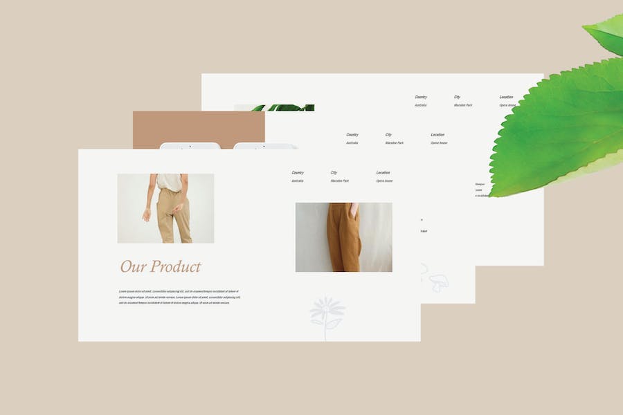 极简风格女性主题PPT模板 - 顶尖PPT