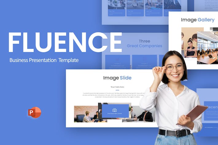 蓝色专业商务团队公司介绍PPT模板 - 顶尖PPT
