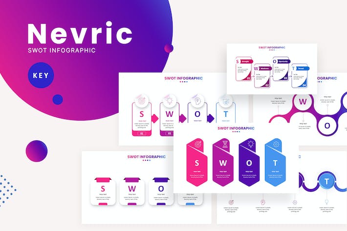 数据分析信息图形展示Keynote模板 - 顶尖PPT