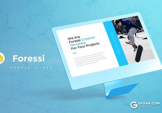 30页5种配色 欧美商务风格Google slides模板 - 顶尖PPT
