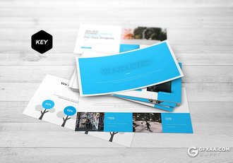 30页5种配色 欧美商务风格keynote模板 - 顶尖PPT