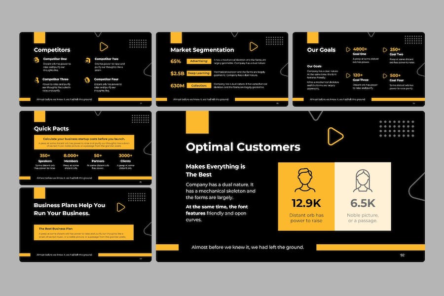 商务业务计划动画keynote模板 - 顶尖PPT