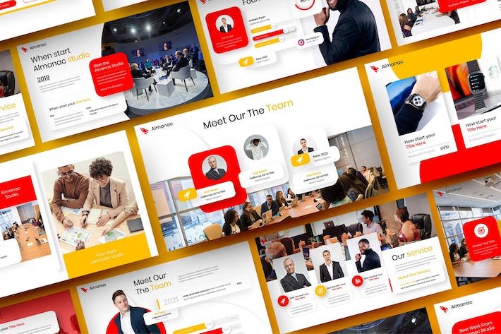 欧美商务年终总结会议keynote模板 - 顶尖PPT