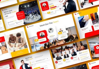 欧美商务年终总结会议keynote模板 - 顶尖PPT