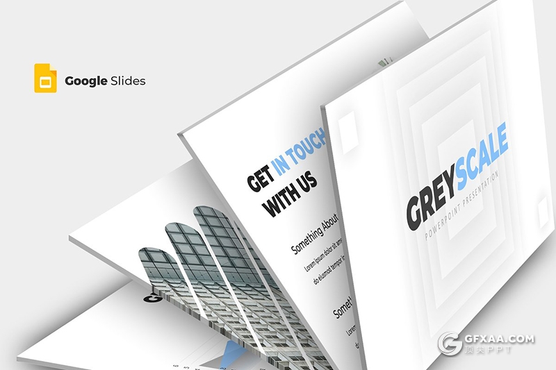 30页3种配色 欧美商务工作总结Google slides模板 - 顶尖PPT