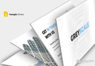 30页3种配色 欧美商务工作总结Google slides模板 - 顶尖PPT