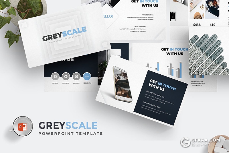 30页3种配色 欧美商务工作总结ppt模板 - 顶尖PPT