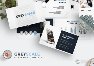 30页3种配色 欧美商务工作总结ppt模板 - 顶尖PPT