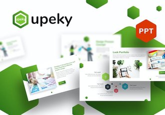 绿色科技商务风格PPT模板 - 顶尖PPT