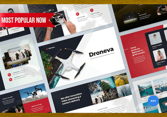 大疆无人机介绍展示keynote模板 - 顶尖PPT