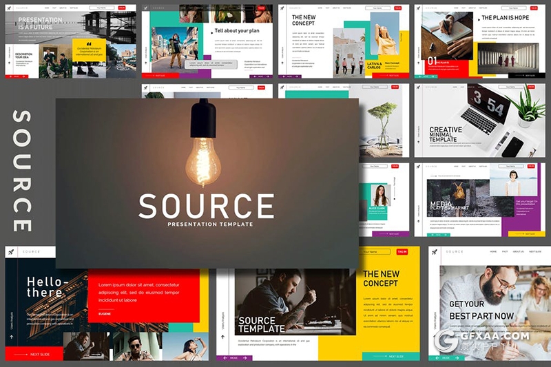 36页时尚流行杂志风格ppt模板 - 顶尖PPT