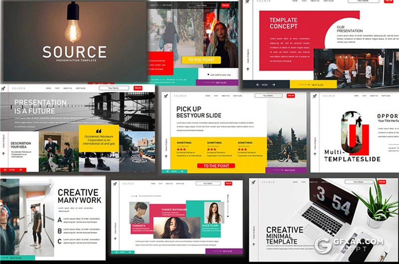 36页时尚流行杂志风格ppt模板 - 顶尖PPT