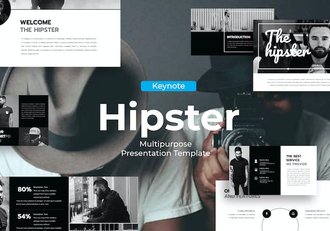 黑色极简风格keynote模板 - 顶尖PPT