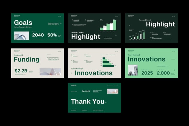 极简主义公司简介PPT模板 - 顶尖PPT