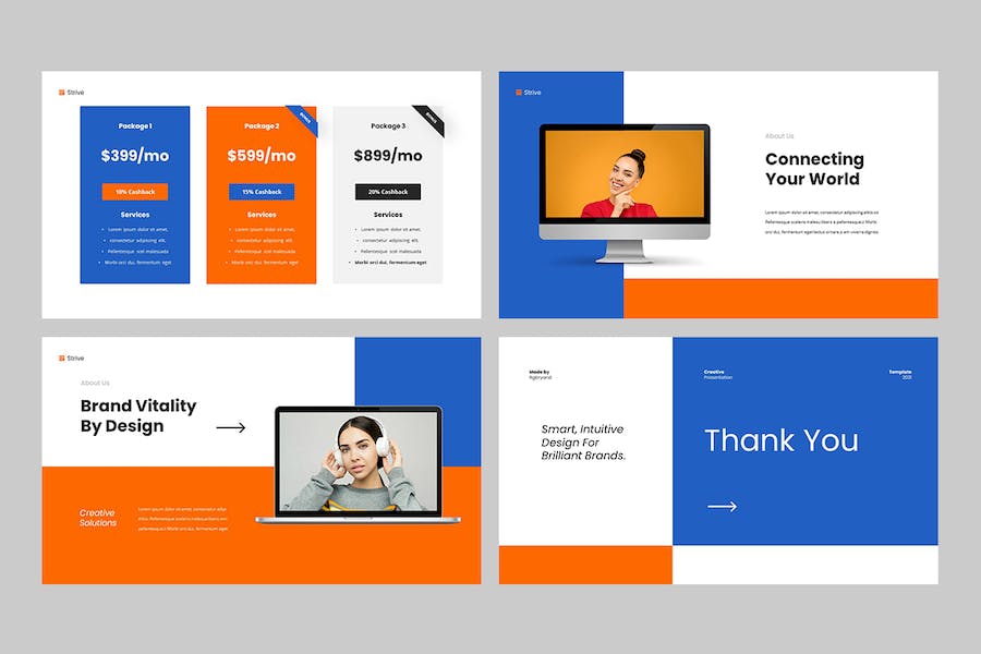 商务创意工作室PPT模板 - 顶尖PPT