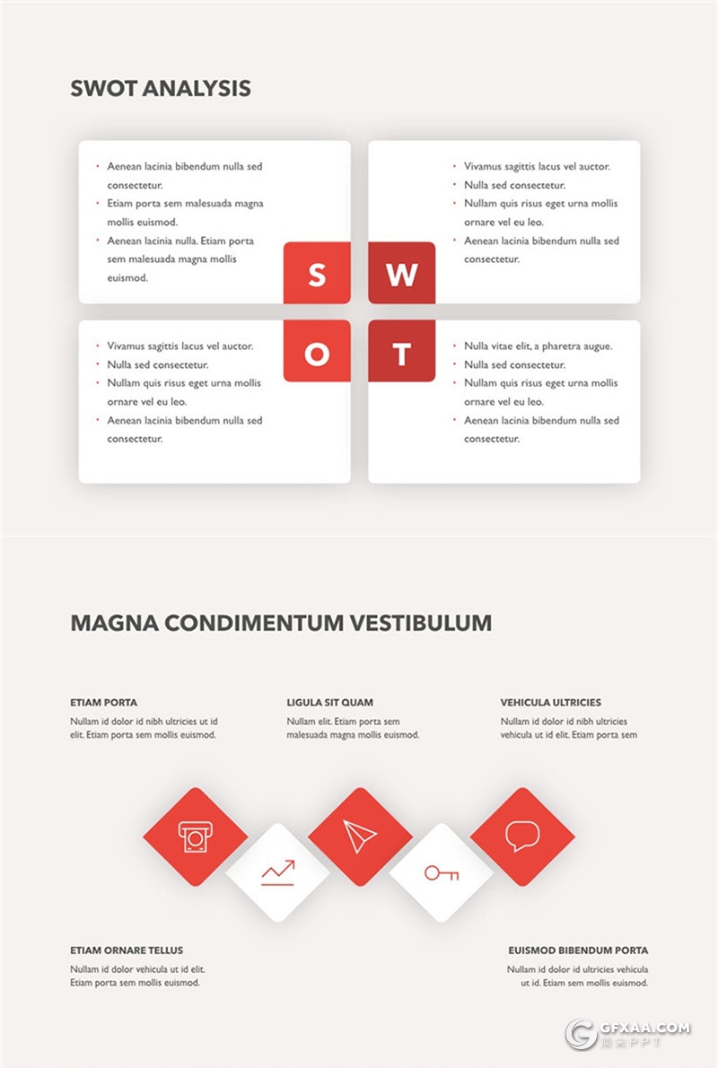 20页红色4:3规格PPT模版 - 顶尖PPT